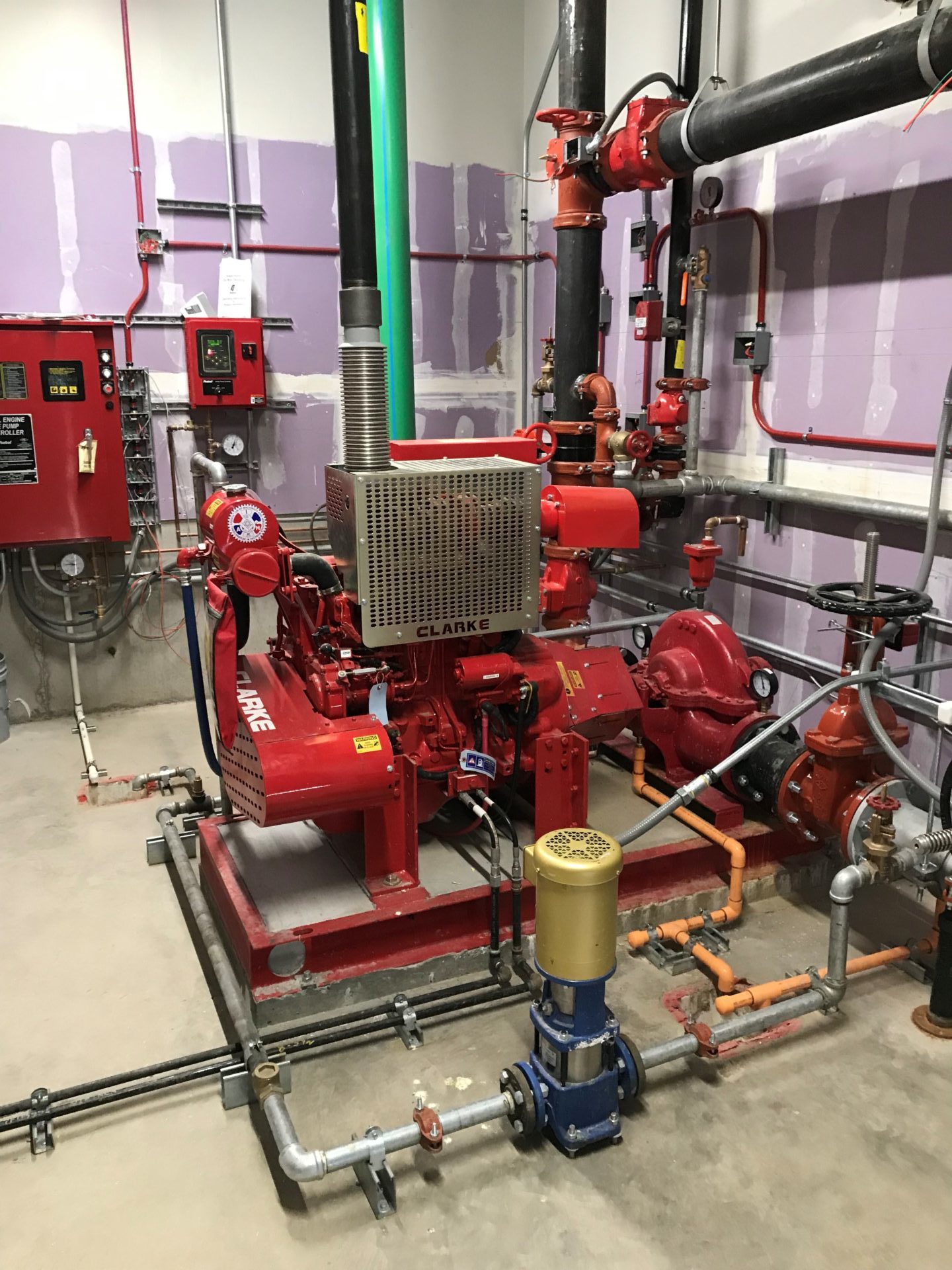 UA Pump Room: Fire Protection by Complete Fire Protection AZ